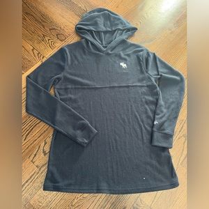 EXCELLENT USED CONDITION ABERCROMBIE KIDS HOODED LONG SLEEVE TEE SLEEVE 15/16
